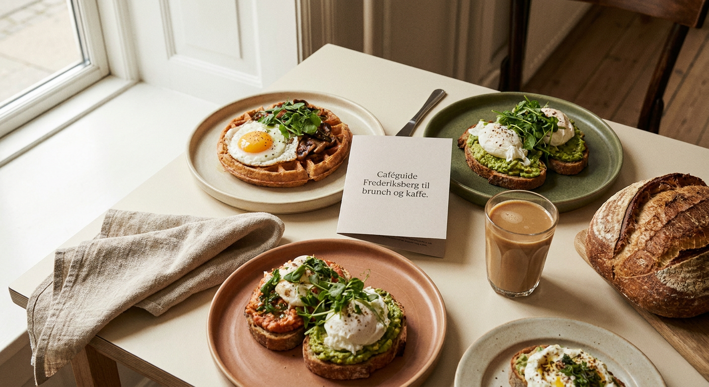 Caféguide Frederiksberg til brunch og kaffe