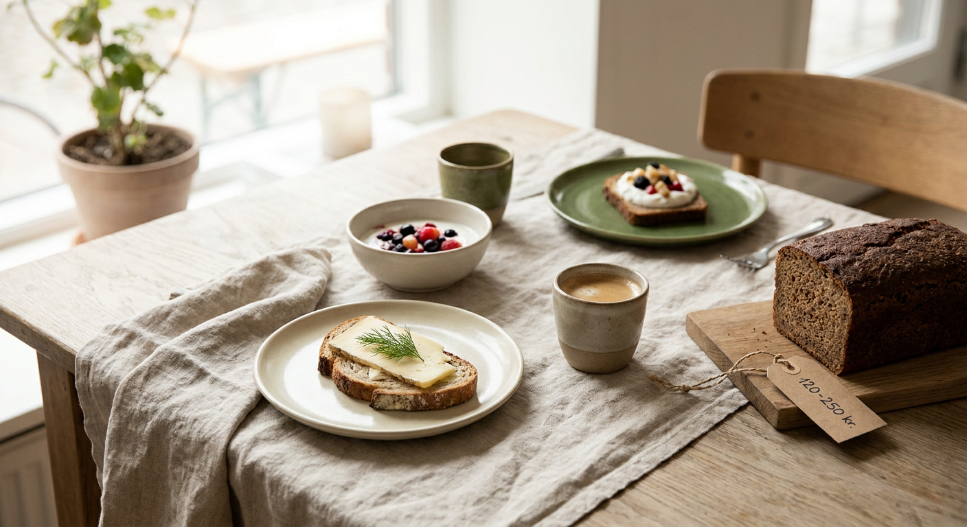 Hvad koster brunch typisk på Københavns caféer?