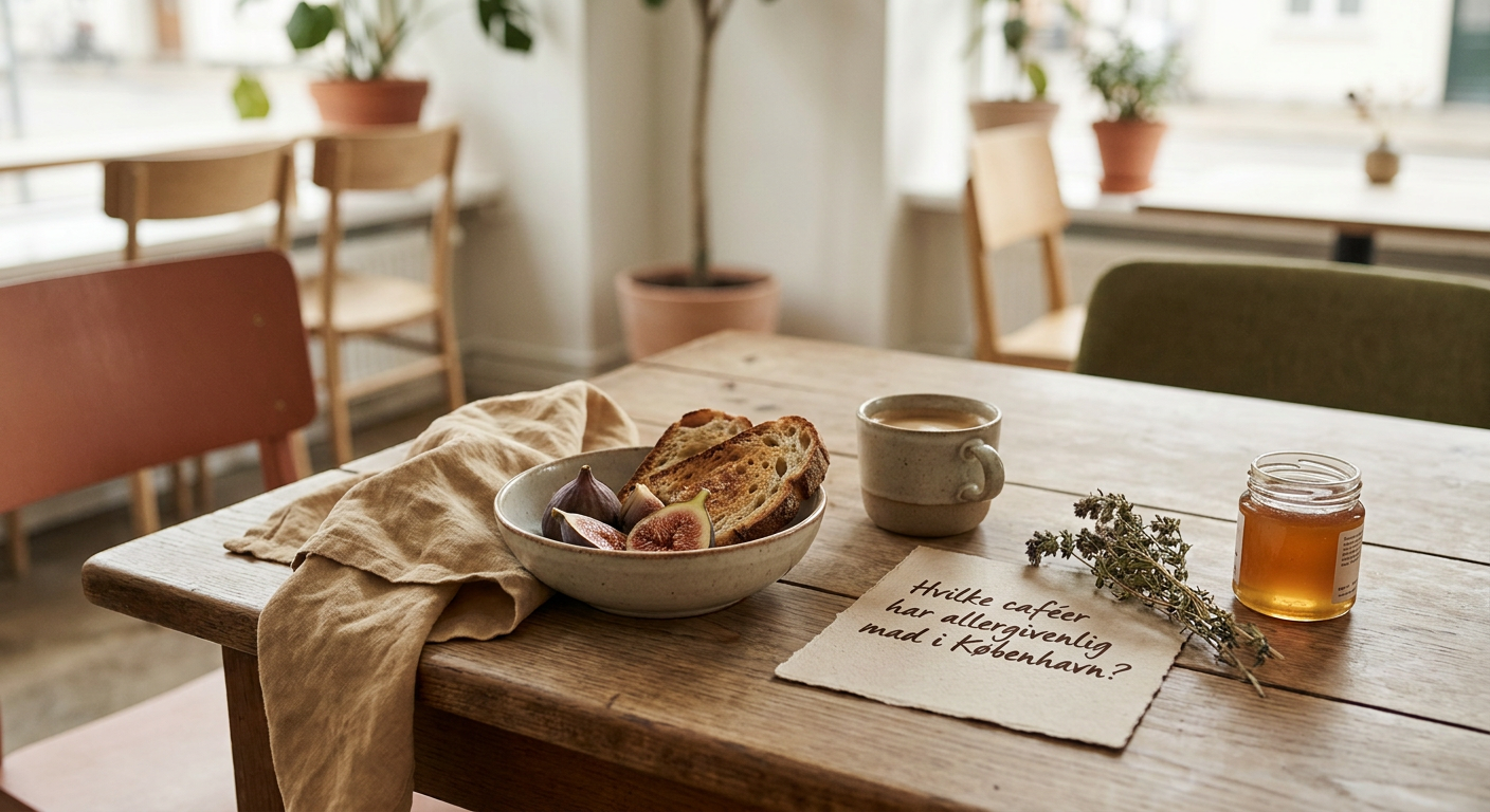 Hvilke caféer har allergivenlig mad i København?